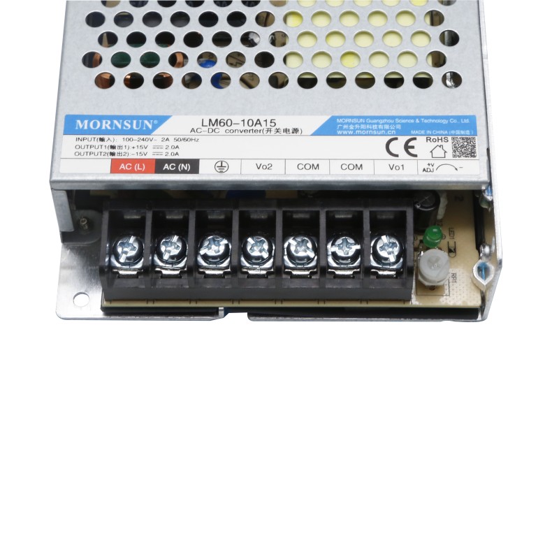 60W 15V -15V/2.0A 2.0A 85-264VAC/120-370VDC Fuente de alimentación conmutada