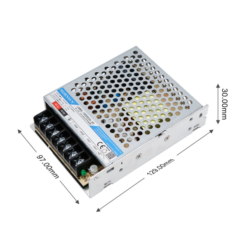 65W 5V/4.0A 24V/2.0A 90-264VAC/120-370VDC Fuente de alimentación conmutada