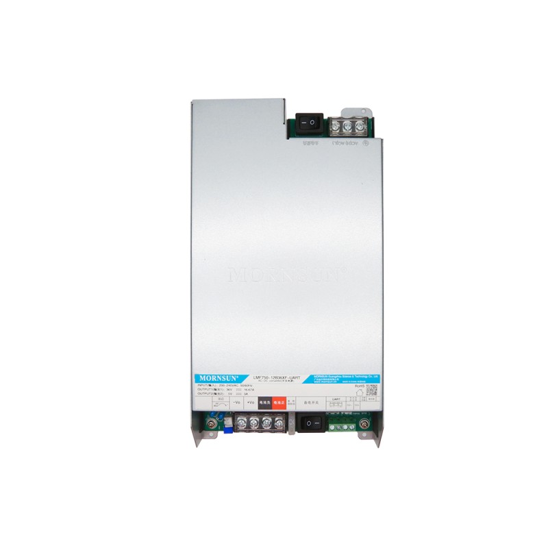 750W 36V/16.7A 5.0V/3.0A 180-264VAC/254-370VDC RS485 Fuente de Alimentación conmutada con función PFC comunicación UART