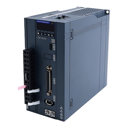 Kit de servomotor AC A6 Serie 1500W RS485 3000rpm 4,90Nm codificador absoluto 17 bits IP67 - A6-RS1500H2A1-M17 | StepperOnline