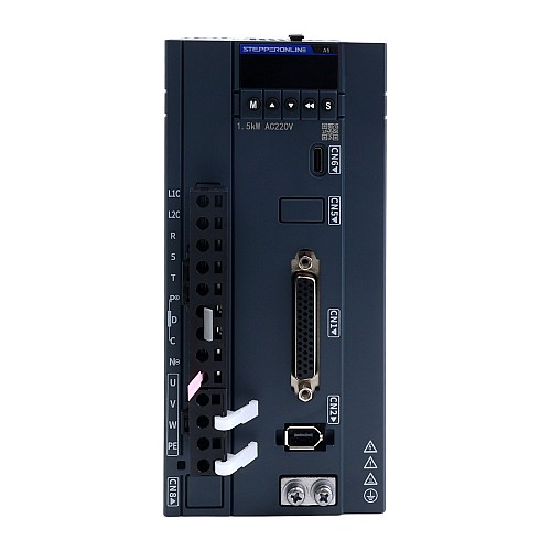 Kit de servomotor AC A6 Serie 1500W RS485 3000rpm 4,90Nm codificador absoluto 17 bits IP67 - A6-RS1500H2A1-M17 | StepperOnline