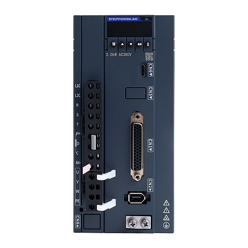 Kit de servomotor AC A6 Serie 2000W RS485 3000rpm 6,37Nm codificador absoluto 17 bits IP67 - A6-RS2000H3A1-M17 | StepperOnline