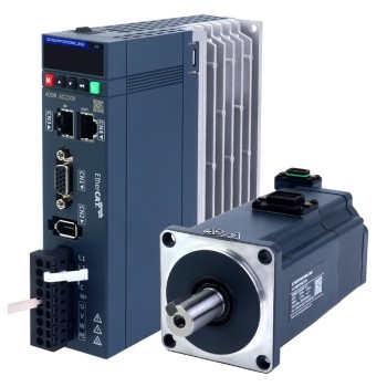 Usado – Stock en Australia - Kit de servomotor de CA EtherCAT de 400W serie A6, 3000rpm, 1,27Nm con freno