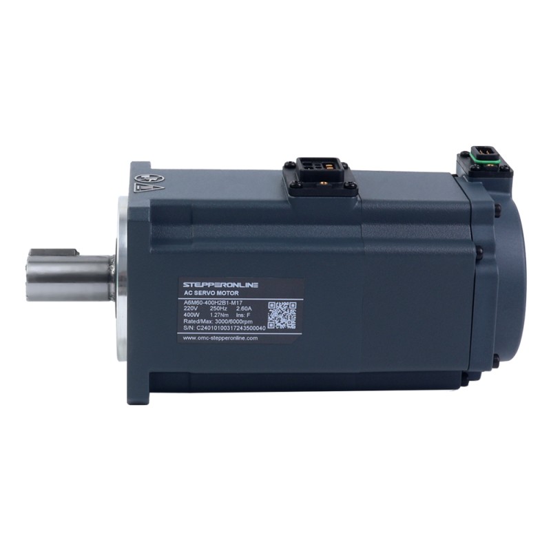 Usado – Stock en Australia - Kit de servomotor de CA EtherCAT de 400W serie A6, 3000rpm, 1,27Nm con freno