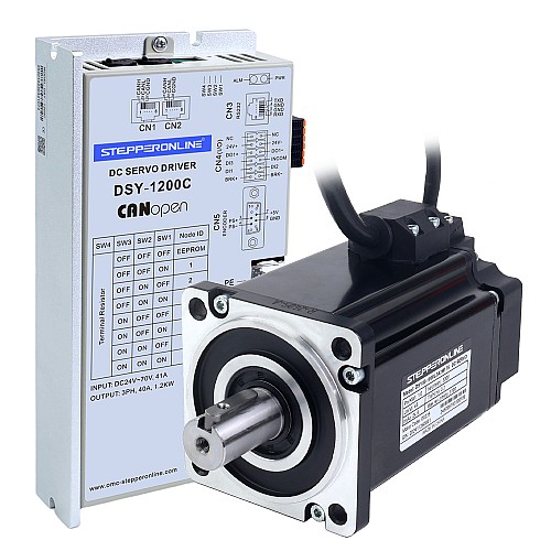 DSY Serie 1000W Motor Servo CC CANopen 24-70VDC 3,20Nm 3000rpm Encoder Incremental 17-Bit IP65 DSY Serie 1000W Motor Servo CC CANopen 24-70VDC 3,20Nm 3000rpm Encoder Incremental 17-Bit IP65