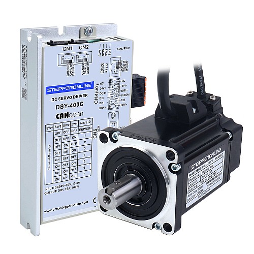 DSY Serie 400W Motor Servo CC CANopen 24-70VDC 1,27Nm 3000rpm Encoder Incremental 17-Bit IP65 DSY Serie 400W Motor Servo CC CANopen 24-70VDC 1,27Nm 3000rpm Encoder Incremental 17-Bit IP65