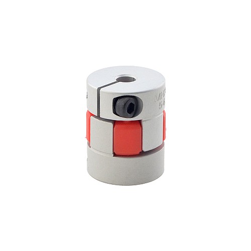 Mandíbula flexible de 5mm - 6,35mm que acopla el acoplador del eje del motor del de 20x25 mm Mandíbula flexible de 5mm - 6,35mm que acopla el acoplador del eje del motor del de 20x25 mm
