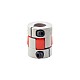 Acoplamiento de mandíbula flexible de 6mm - 10mm Acoplador de eje de motor de 20x25 mm Acoplamiento de mandíbula flexible de 6mm - 10mm Acoplador de eje de motor de 20x25 mm