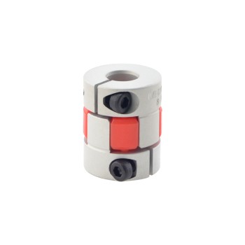 Mandíbula flexible de 8mm - 10mm Acoplador de eje de motor paso a paso CNC de 20x25 mm