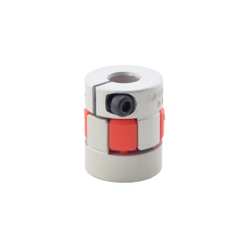 Acoplamiento de mandíbula flexible de 8mm - 8mm Acoplador de eje de motor de 20x25 mm