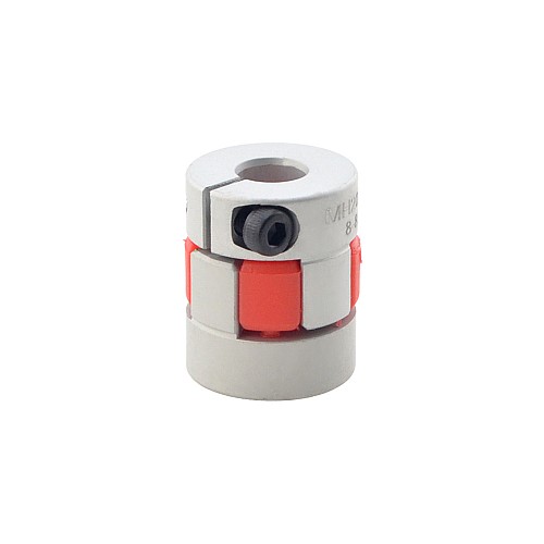 Acoplamiento de mandíbula flexible de 8mm - 8mm Acoplador de eje de motor de 20x25 mm Acoplamiento de mandíbula flexible de 8mm - 8mm Acoplador de eje de motor de 20x25 mm