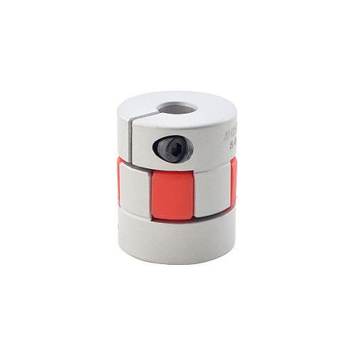 Acoplamiento de mandíbula flexible de 8mm - 8mm Acoplador de eje de motor de 25x30 mm Acoplamiento de mandíbula flexible de 8mm - 8mm Acoplador de eje de motor de 25x30 mm