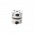 Acoplador de eje de motor de 26x26mm de acoplamiento de disco único flexible de 5mm - 5 mm