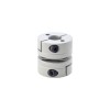 Acoplador de eje de motor de 26x26mm de acoplamiento de disco único flexible de 8mm - 10 mm