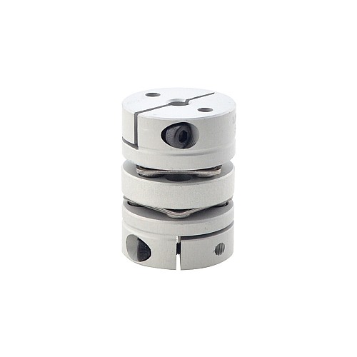 Acoplador de eje de motor de 26x35mm de acoplamiento de disco doble flexible de 5mm - 6,35 mm