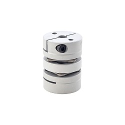 Disco doble flexible de 5mm - 6mm Acoplador de eje de motor paso a paso CNC de 26x35 mm