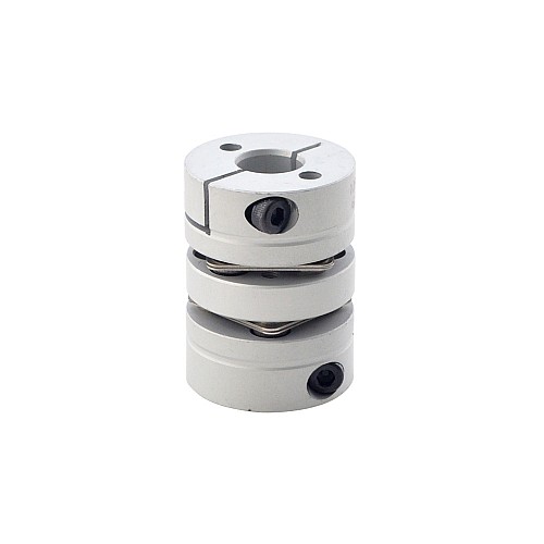 Acoplamiento de disco doble flexible de 6,35mm - 10mm Acoplador de eje de motor de 26x35 mm