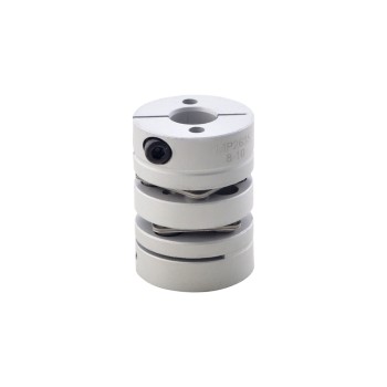 Disco doble flexible de 8mm - 10mm Acoplador de eje de motor paso a paso CNC de 26x35 mm