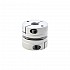 Acoplador de eje de motor de 32x29mm de acoplamiento de disco único flexible de 10mm - 14 mm