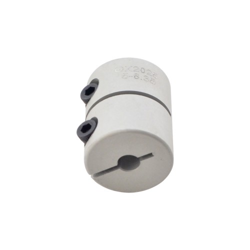 Acoplamiento rígido de 5mm - 6,35mm Acoplador de eje de motor paso a paso CNC de 20x25 mm Acoplamiento rígido de 5mm - 6,35mm Acoplador de eje de motor paso a paso CNC de 20x25 mm