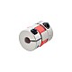 Acoplamiento de mandíbula flexible de 6mm - 10mm Acoplador de eje de motor de 20x25 mm Acoplamiento de mandíbula flexible de 6mm - 10mm Acoplador de eje de motor de 20x25 mm