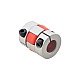 Acoplamiento de mandíbula flexible de 6mm - 10mm Acoplador de eje de motor de 20x25 mm Acoplamiento de mandíbula flexible de 6mm - 10mm Acoplador de eje de motor de 20x25 mm