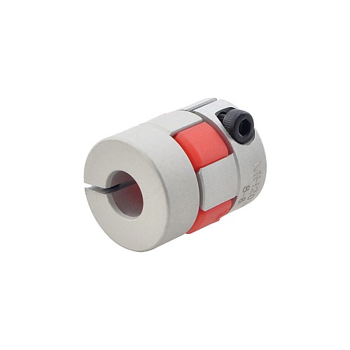 Acoplamiento de mandíbula flexible de 8mm - 8mm Acoplador de eje de motor de 20x25 mm Acoplamiento de mandíbula flexible de 8mm - 8mm Acoplador de eje de motor de 20x25 mm