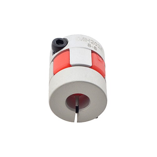 Acoplamiento de mandíbula flexible de 8mm - 8mm Acoplador de eje de motor de 20x25 mm Acoplamiento de mandíbula flexible de 8mm - 8mm Acoplador de eje de motor de 20x25 mm