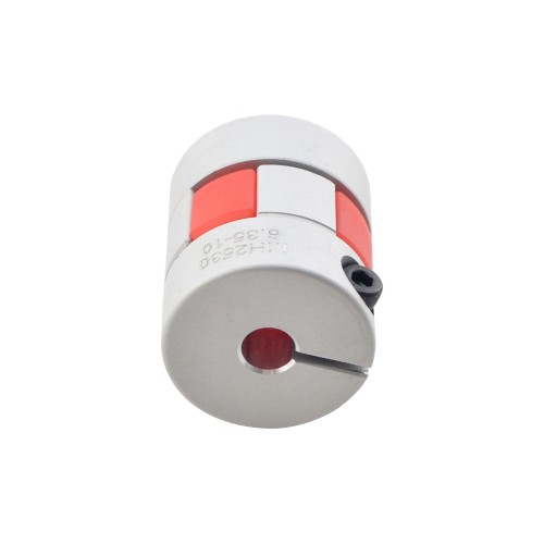 Acoplamiento de mandíbula flexible de 6,35mm - 10mm Acoplador de eje de motor de 25x30 mm