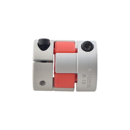 Acoplamiento de mandíbula flexible de 8mm - 10mm Acoplador de eje de motor de 25x30 mm Acoplamiento de mandíbula flexible de 8mm - 10mm Acoplador de eje de motor de 25x30 mm