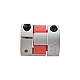 Acoplamiento de mandíbula flexible de 8mm - 10mm Acoplador de eje de motor de 25x30 mm Acoplamiento de mandíbula flexible de 8mm - 10mm Acoplador de eje de motor de 25x30 mm