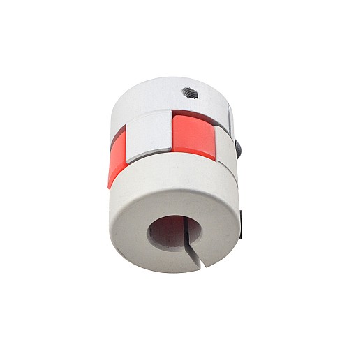Acoplamiento de mandíbula flexible de 8mm - 10mm Acoplador de eje de motor de 25x30 mm Acoplamiento de mandíbula flexible de 8mm - 10mm Acoplador de eje de motor de 25x30 mm