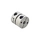 Acoplador de eje de motor de 19x19mm de acoplamiento de disco único flexible de 5mm - 5 mm Acoplador de eje de motor de 19x19mm de acoplamiento de disco único flexible de 5mm - 5 mm