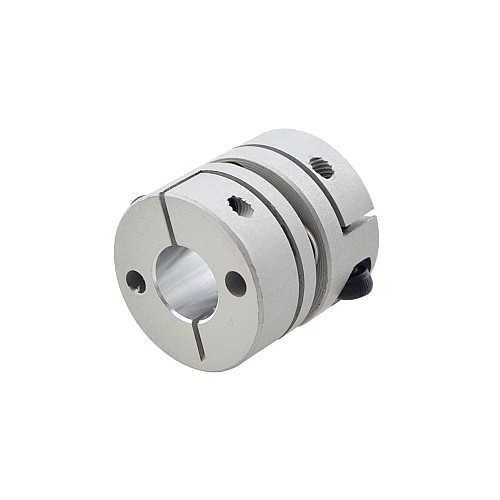Acoplador de eje de motor de 19x19mm de acoplamiento de disco único flexible de 8mm - 8 mm Acoplador de eje de motor de 19x19mm de acoplamiento de disco único flexible de 8mm - 8 mm