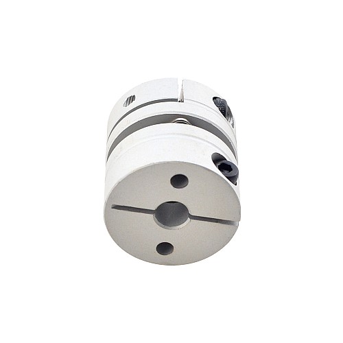 Acoplamiento de disco único flexible de 6,35mm - 8mm Acoplador de eje de motor de 26x26 mm