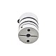 Acoplador de eje de motor de 26x35mm de acoplamiento de disco doble flexible de 5mm - 5 mm Acoplador de eje de motor de 26x35mm de acoplamiento de disco doble flexible de 5mm - 5 mm