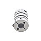 Disco doble flexible de 8mm - 10mm Acoplador de eje de motor paso a paso CNC de 26x35 mm