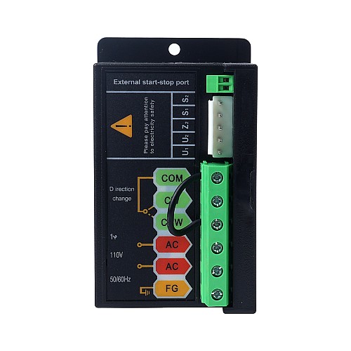 Controlador de velocidad del motor monofásico 110VAC de 40W para motor de velocidad variable - FS-02-110V-40W | StepperOnline Controlador de velocidad del motor monofásico 110VAC de 40W para motor de velocidad variable - FS-02-110V-40W | StepperOnline
