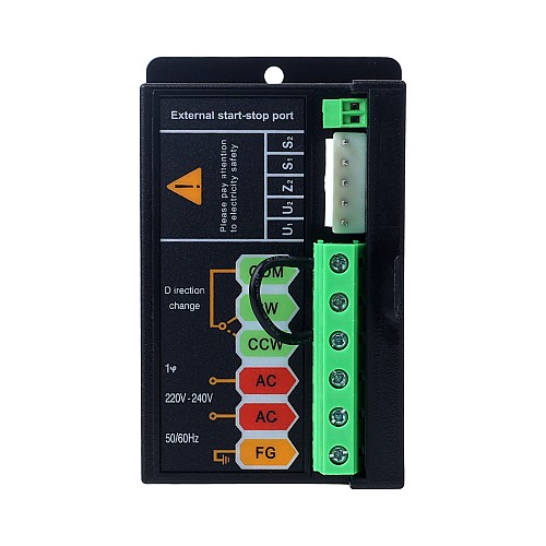 Controlador de velocidad de motor monofásico de 40W 220VAC para motor de velocidad variable - FS-02-220V-40W | StepperOnline Controlador de velocidad de motor monofásico de 40W 220VAC para motor de velocidad variable - FS-02-220V-40W | StepperOnline