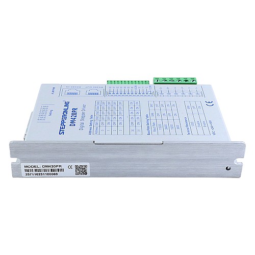 Driver paso a paso Modbus RS485 serie Y 0-2,0A 24-50VDC para motores paso a paso Nema 11, 14, 17 - DM420PR | StepperOnline Driver paso a paso Modbus RS485 serie Y 0-2,0A 24-50VDC para motores paso a paso Nema 11, 14, 17 - DM420PR | StepperOnline
