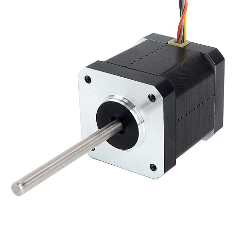 Nema 17 Motor paso a paso de alta temperatura 55Ncm (77,93oz.in) 55mm aislamiento de eje redondo clase H 180C - 17HS19-2504S-H-V1 | StepperOnline Nema 17 Motor paso a paso de alta temperatura 55Ncm (77,93oz.in) 55mm aislamiento de eje redondo clase H 180C - 17HS19-2504S-H-V1 | StepperOnline