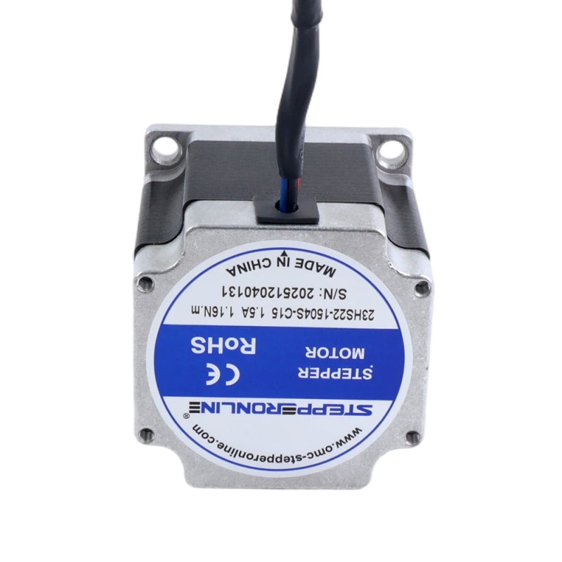 Motor paso a paso Nema 23 Bipolar 1,8° 1,16Nm (164,3oz.in) 1,5A 57x57x56mm con cable de 762mm y conector Molex - 23HS22-1504S-C15 | StepperOnline