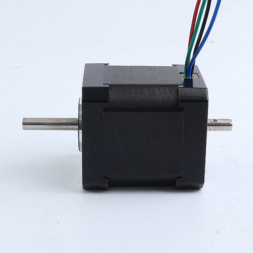 Productos de segunda mano - Doble eje Nema 17 Bipolar 0,9° 44Ncm(62,3oz.in) 1,68A 42x42x48mm 4 hilos con cable de 0,085m - 17HM19-1684D-USED | StepperOnline