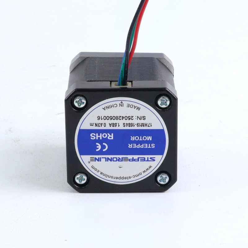 Nema 17 Bipolar 0.9deg 42Ncm(59,48oz.in) 1.68A 42x42x48mm 4 Hilos - 17HM19-1684S | StepperOnline