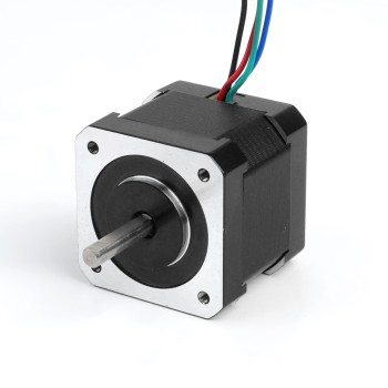 Usado – Disponible en China - Nema 17 Bipolar 45Ncm(63.74oz.in) 2A 42x42x40mm 4 Hilos con 1m de Cable y Conector
