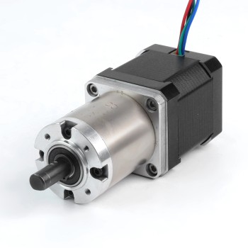 Usado – Disponible en China - Motor Nema 17 Bipolar L=48mm con relación de transmisión 51:1 Reductor planetario
