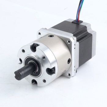 Usado – Disponible en China - Motor paso a paso Nema 23 Bipolar L=56mm con 47:1 Reductor planetario