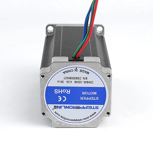 Nema 23 Bipolar 3Nm(425oz.in) 4.2A 57x57x114mm 4 Cables Motor PasoA Paso CNC Nema 23 Bipolar 3Nm(425oz.in) 4.2A 57x57x114mm 4 Cables Motor PasoA Paso CNC