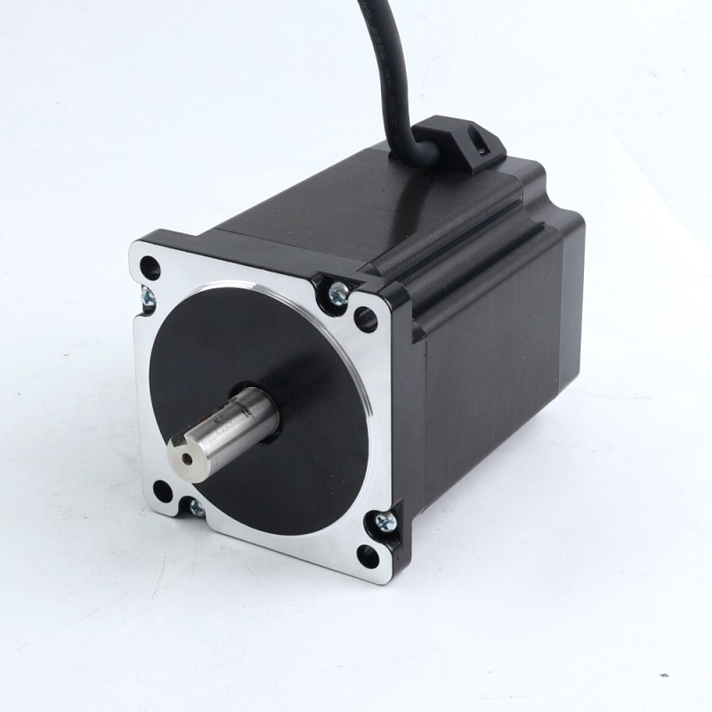 Usado – Disponible en China - Motor paso A paso Nema 34 serie S, 8,5Nm(1204oz.in), eje de chavetero de 14mm