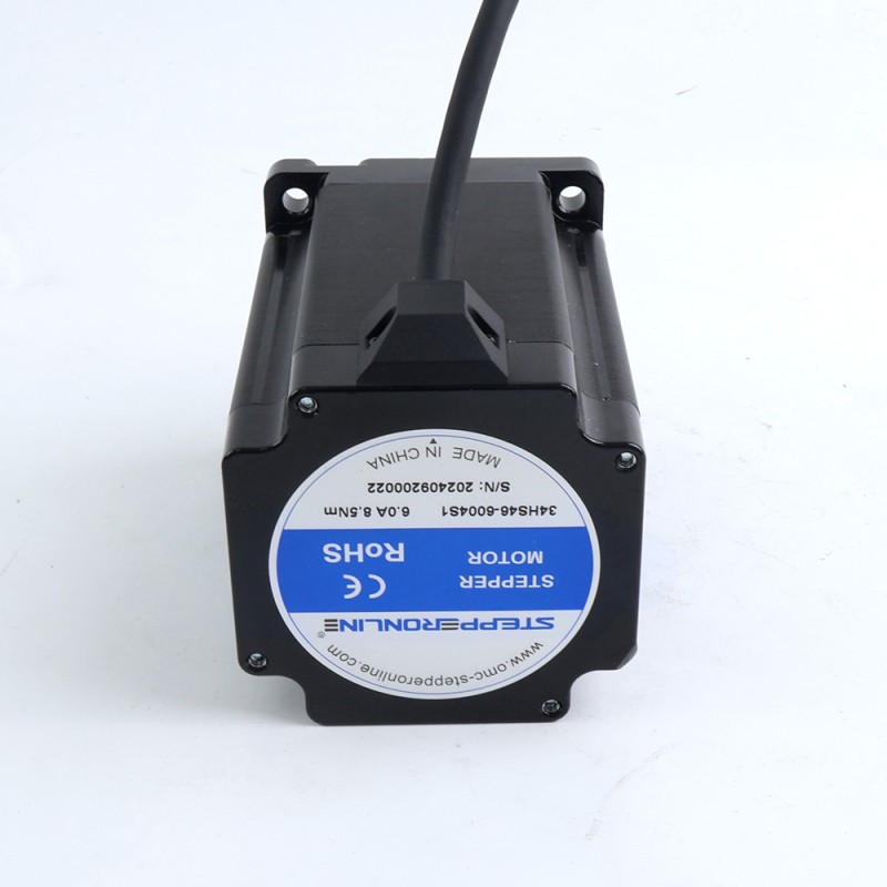 Usado – Disponible en China - Motor paso A paso Nema 34 serie S, 8,5Nm(1204oz.in), eje de chavetero de 14mm